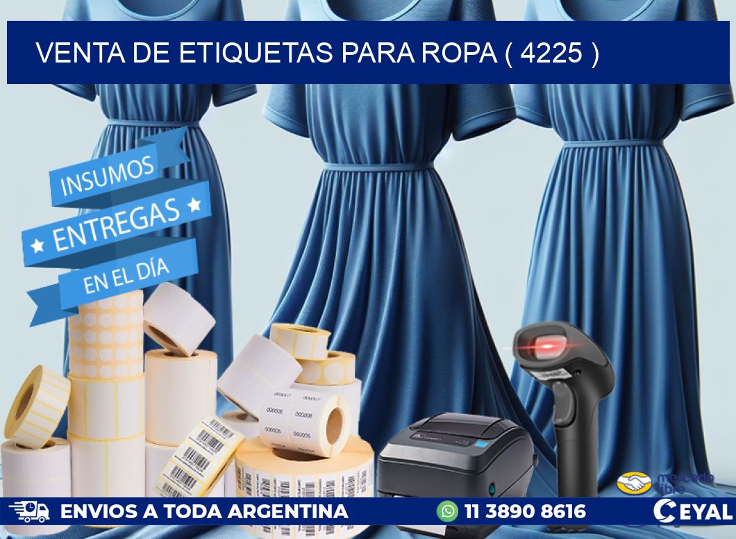 VENTA DE ETIQUETAS PARA ROPA ( 4225 )