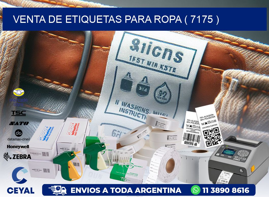 VENTA DE ETIQUETAS PARA ROPA ( 7175 )