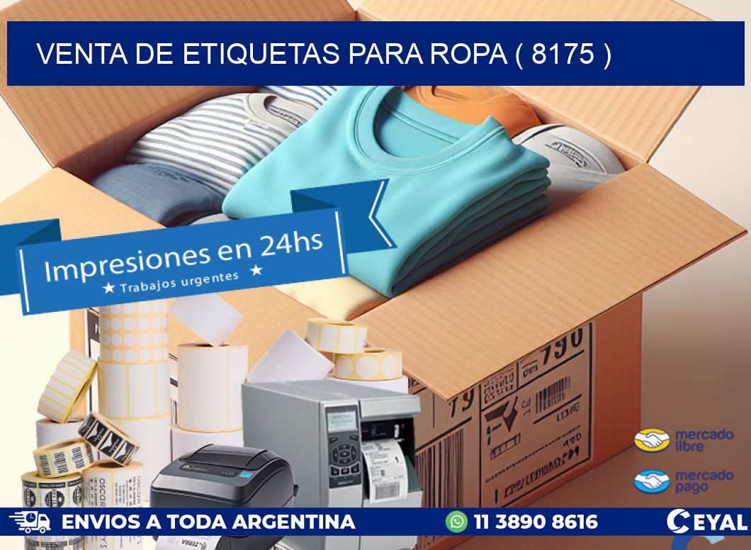 VENTA DE ETIQUETAS PARA ROPA ( 8175 )