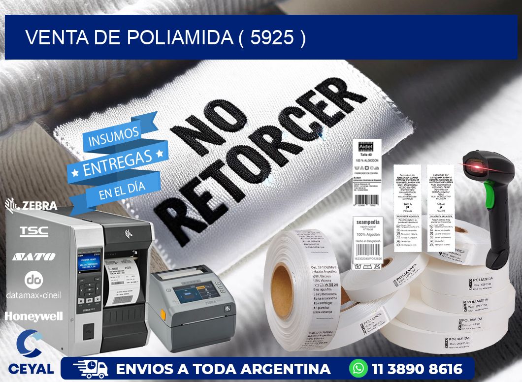 VENTA DE POLIAMIDA ( 5925 )