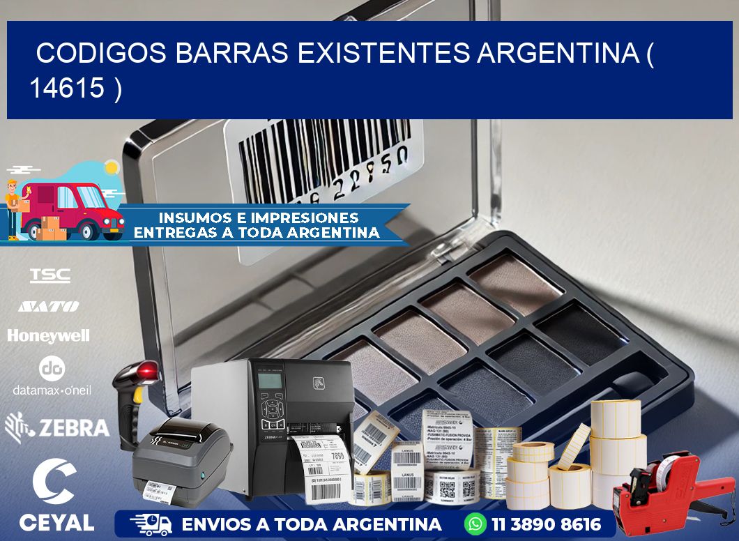codigos barras existentes argentina ( 14615 )