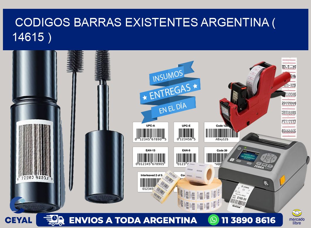 codigos barras existentes argentina ( 14615 )