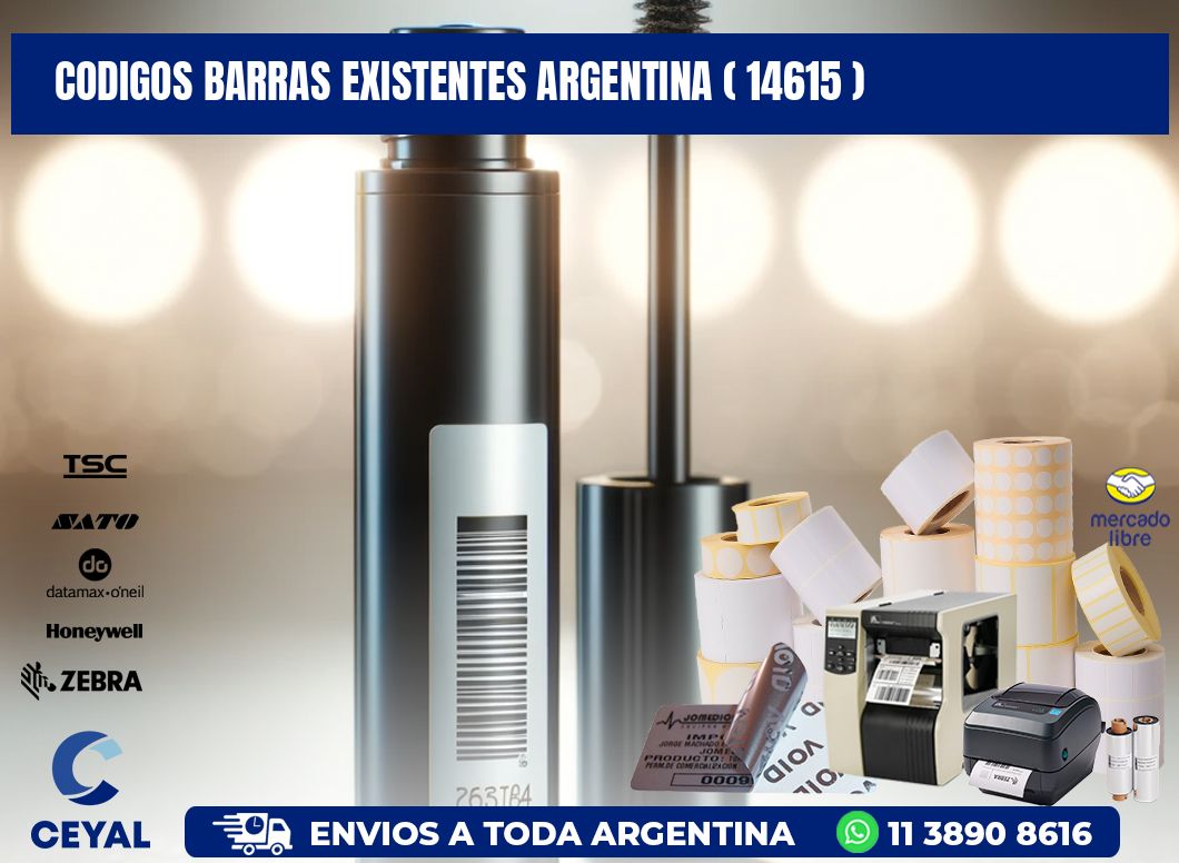 codigos barras existentes argentina ( 14615 )
