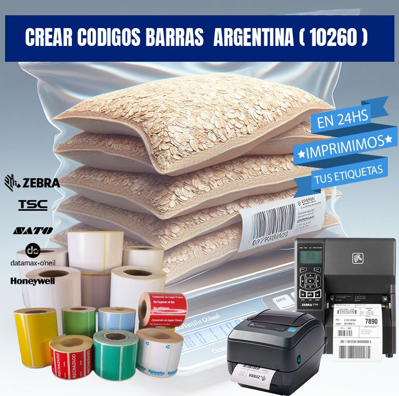 crear codigos barras  argentina ( 10260 )