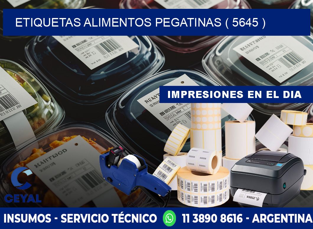 etiquetas alimentos pegatinas ( 5645 )
