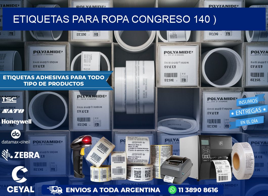 etiquetas para ropa congreso 140 )