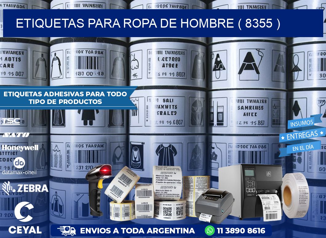 etiquetas para ropa de hombre ( 8355 )