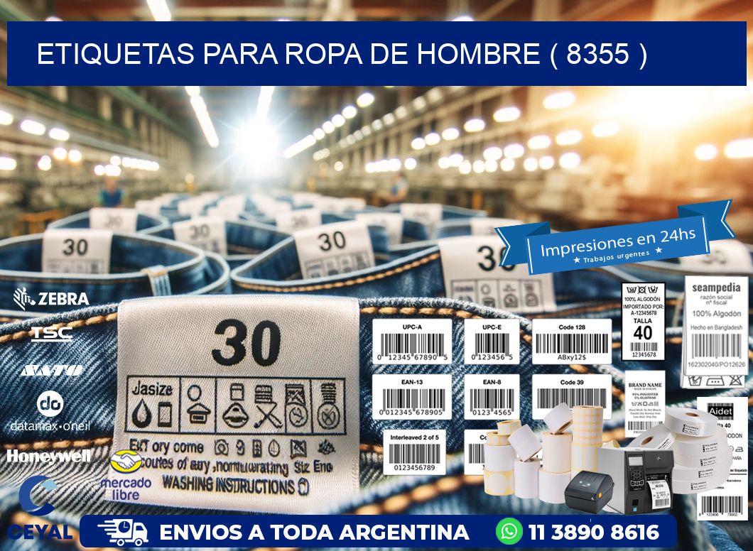 etiquetas para ropa de hombre ( 8355 )