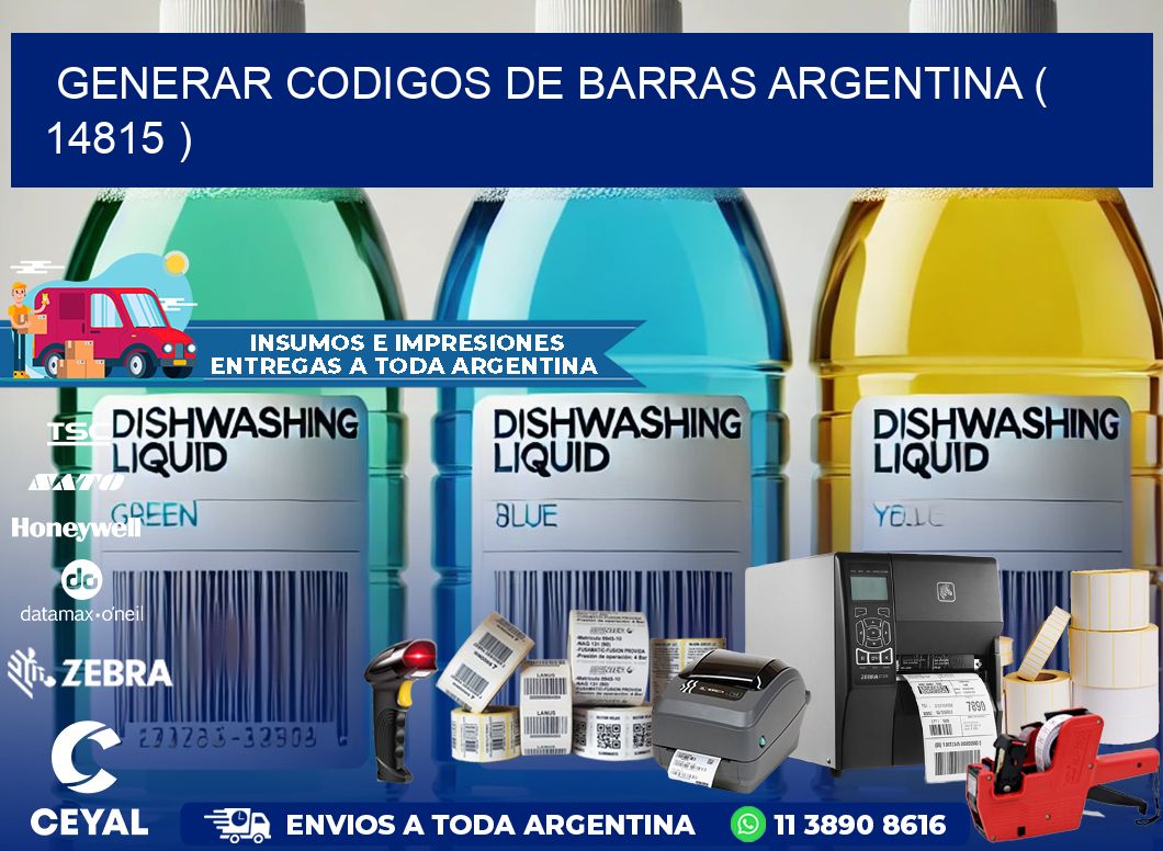 generar codigos de barras argentina ( 14815 )