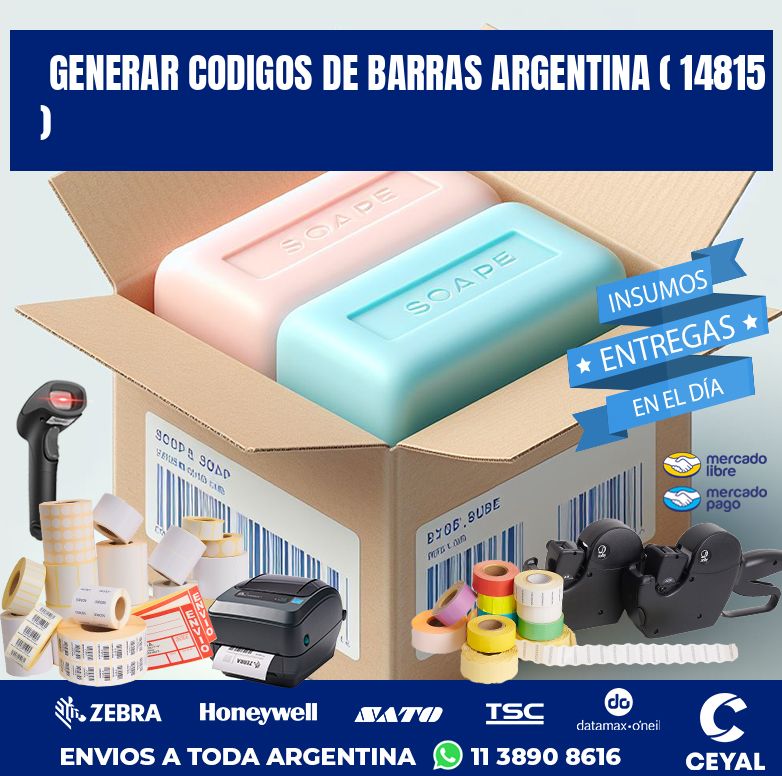 generar codigos de barras argentina ( 14815 )
