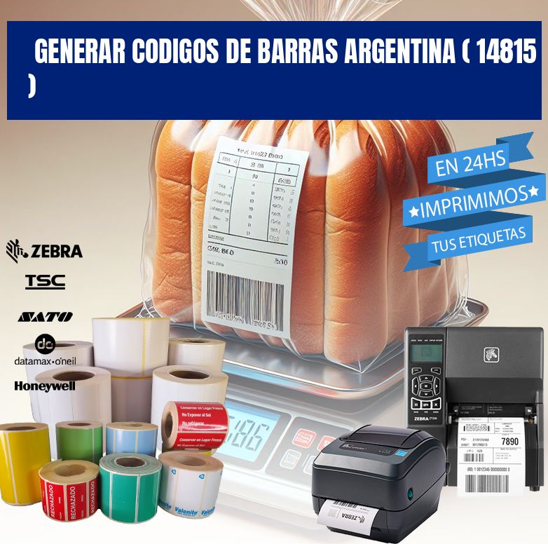 generar codigos de barras argentina ( 14815 )