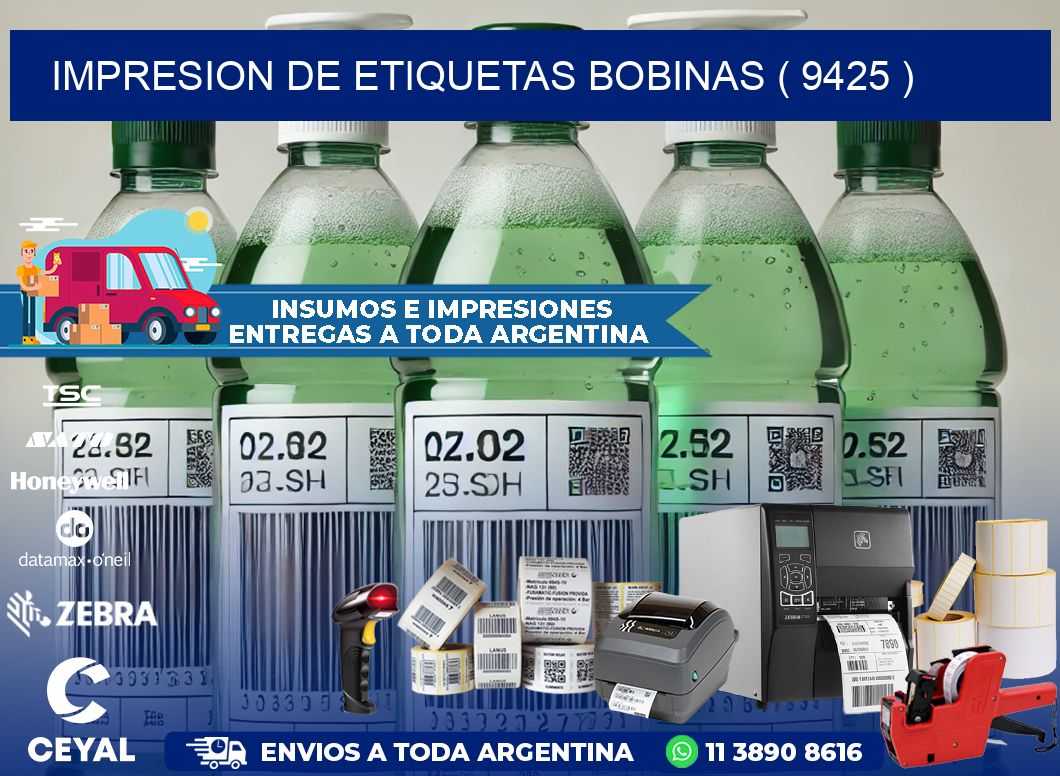 impresion de etiquetas bobinas ( 9425 )