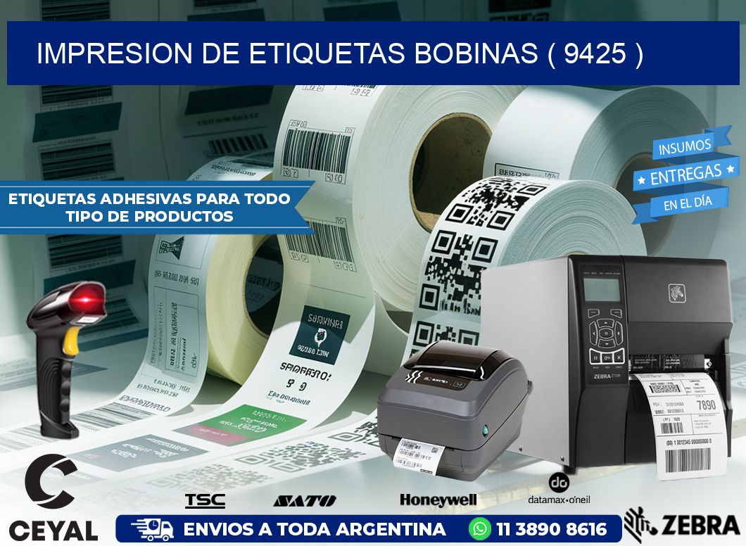 impresion de etiquetas bobinas ( 9425 )