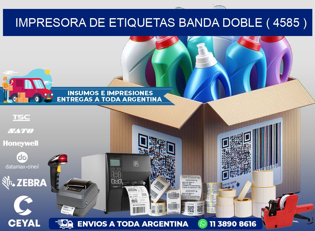 impresora de etiquetas banda doble ( 4585 )