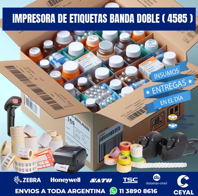 impresora de etiquetas banda doble ( 4585 )