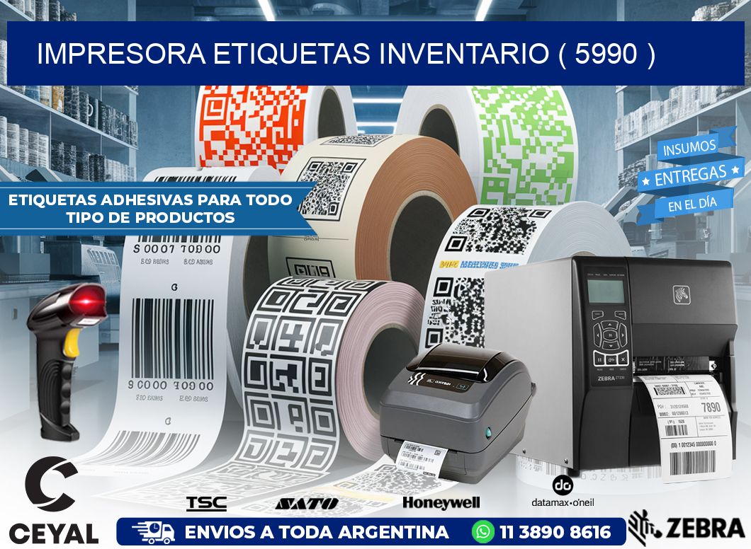 impresora etiquetas inventario ( 5990 )