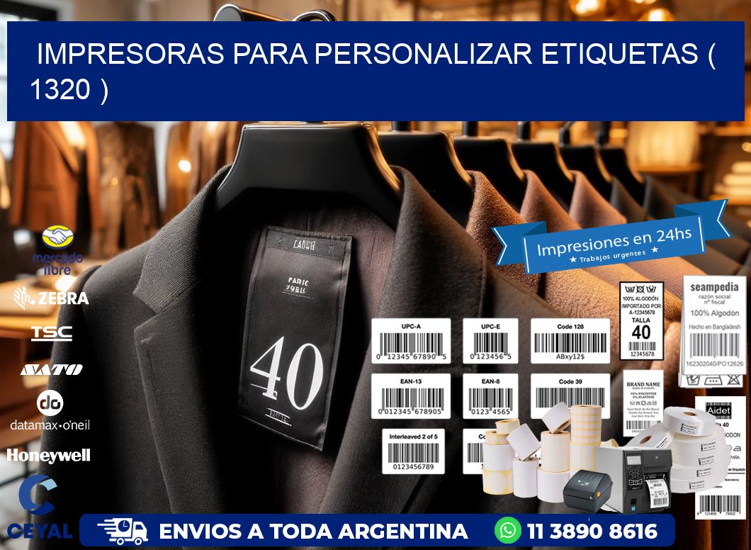 impresoras para personalizar etiquetas ( 1320 )