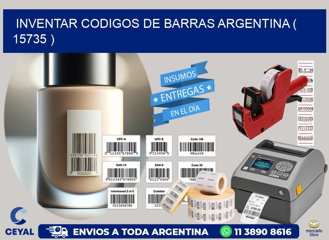 inventar codigos de barras argentina ( 15735 )