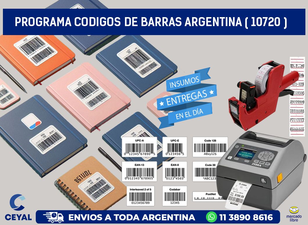 programa codigos de barras argentina ( 10720 )