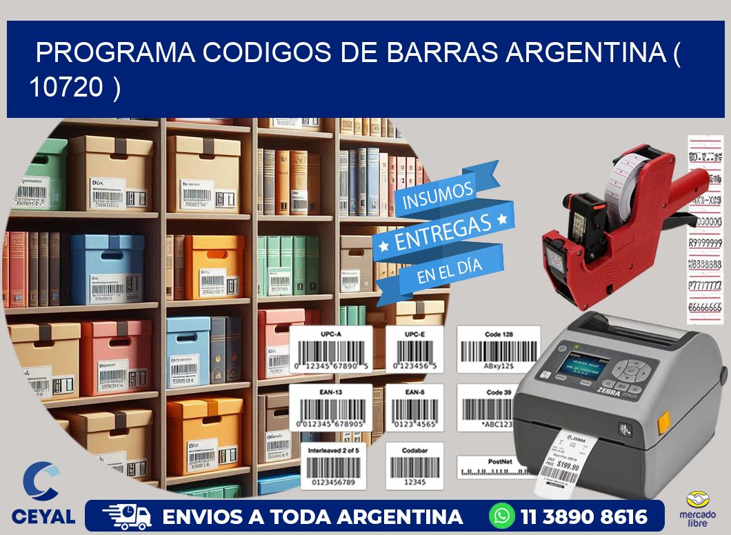 programa codigos de barras argentina ( 10720 )