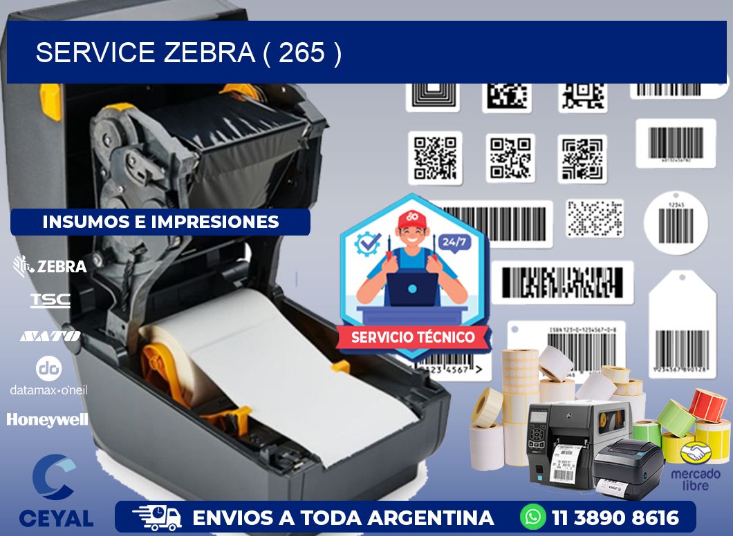 service zebra ( 265 )