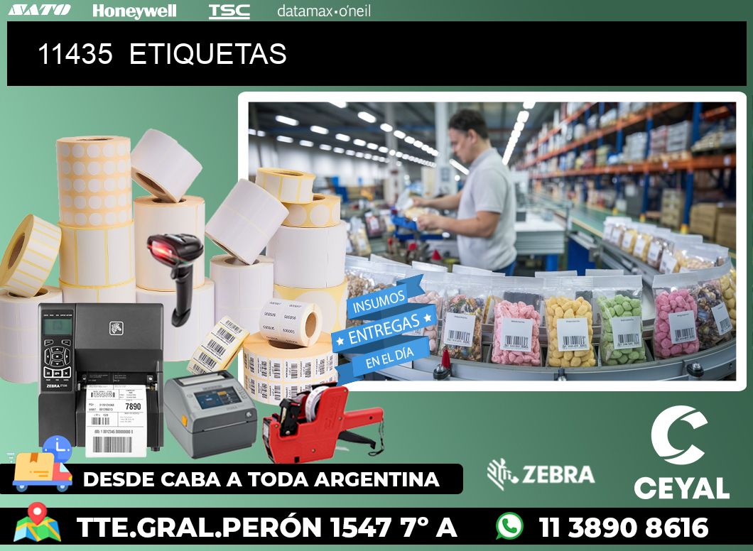 11435  ETIQUETAS