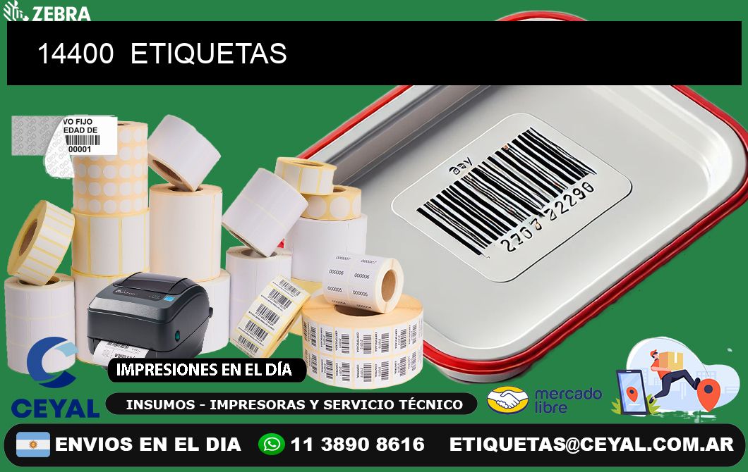14400  ETIQUETAS