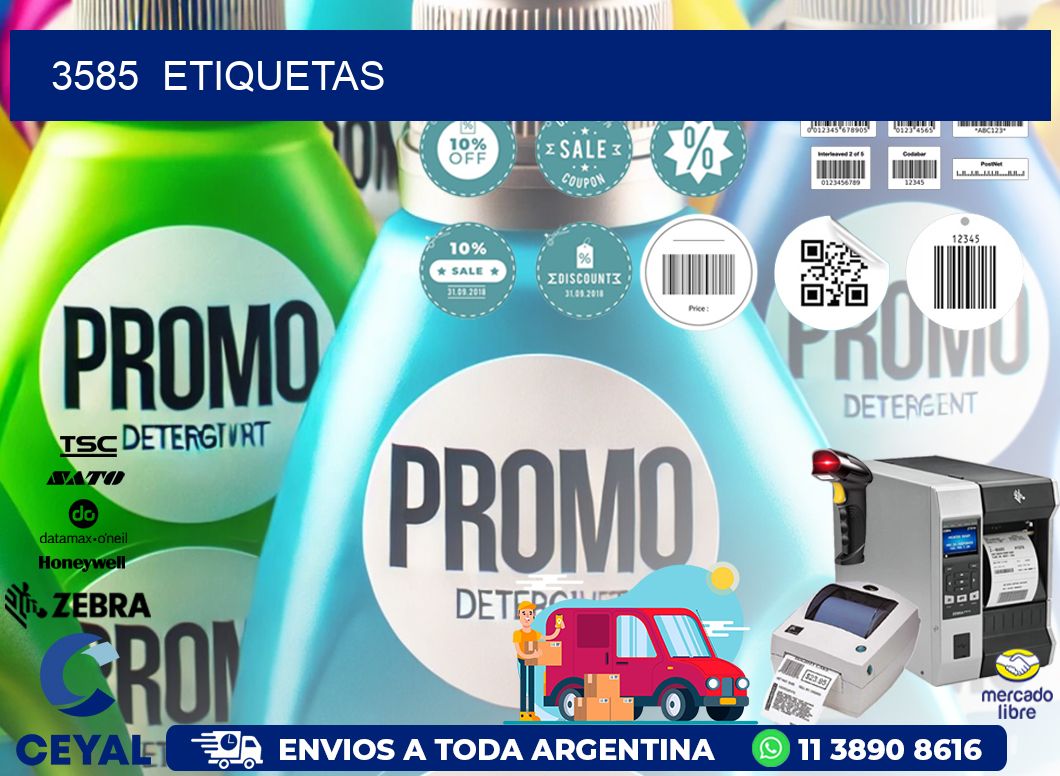 3585  ETIQUETAS
