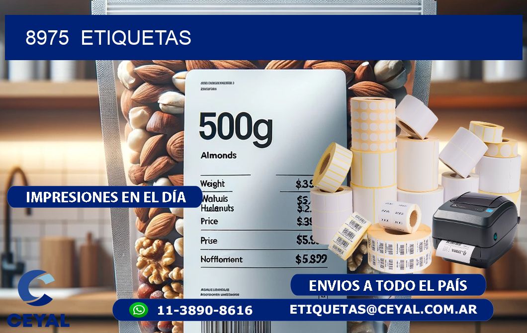 8975  ETIQUETAS