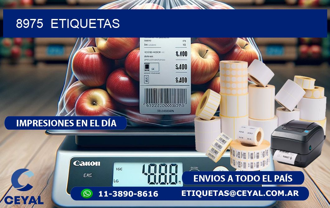 8975  ETIQUETAS