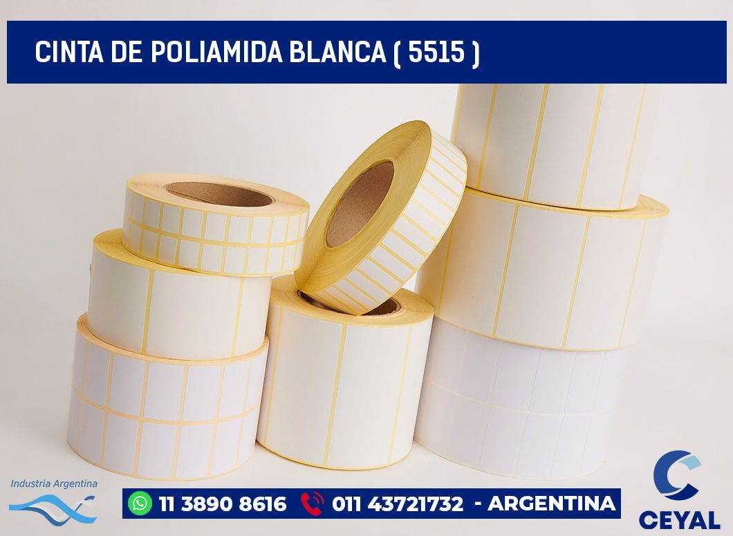 CINTA DE POLIAMIDA BLANCA ( 5515 )
