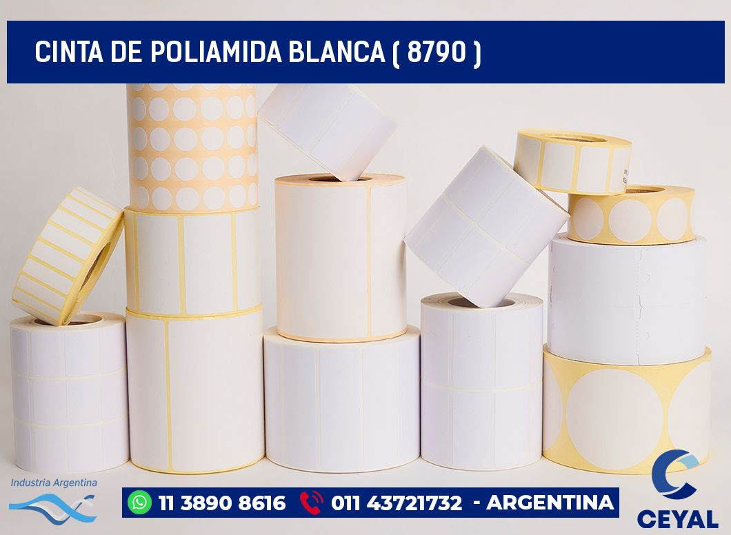 CINTA DE POLIAMIDA BLANCA ( 8790 )