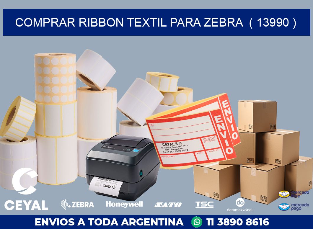 COMPRAR RIBBON TEXTIL PARA ZEBRA  ( 13990 )