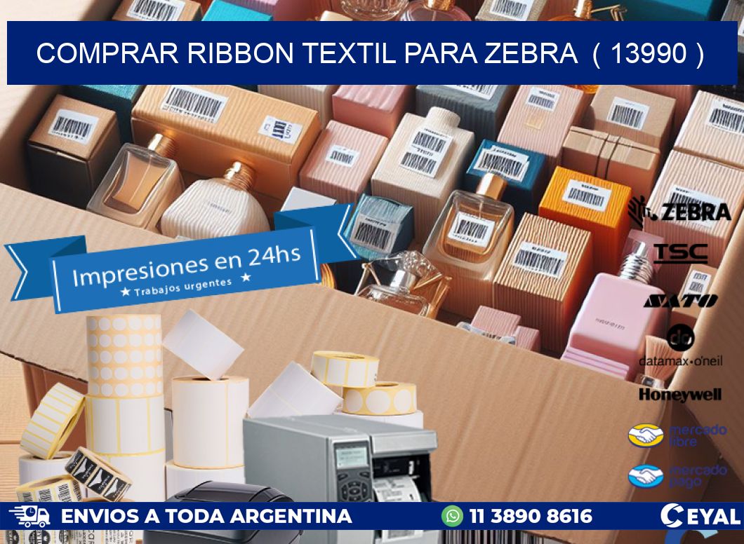 COMPRAR RIBBON TEXTIL PARA ZEBRA  ( 13990 )
