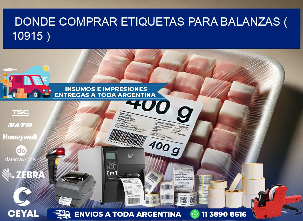 DONDE COMPRAR ETIQUETAS PARA BALANZAS ( 10915 )