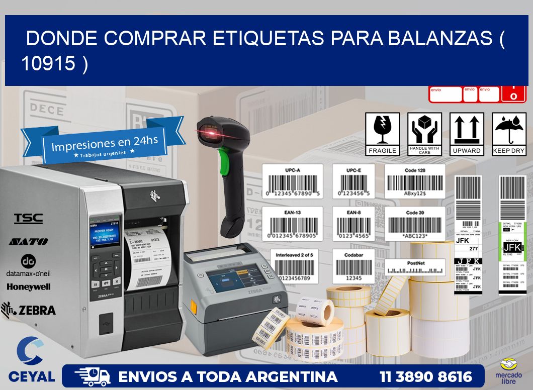 DONDE COMPRAR ETIQUETAS PARA BALANZAS ( 10915 )