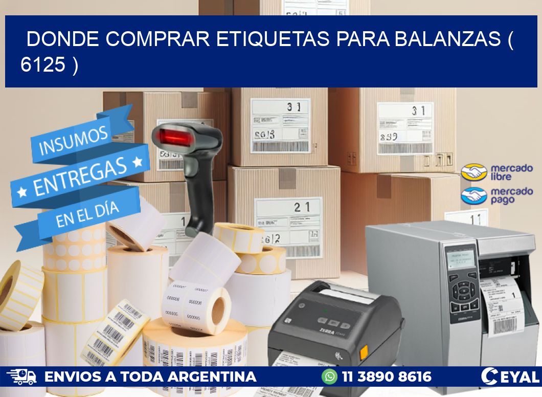 DONDE COMPRAR ETIQUETAS PARA BALANZAS ( 6125 )