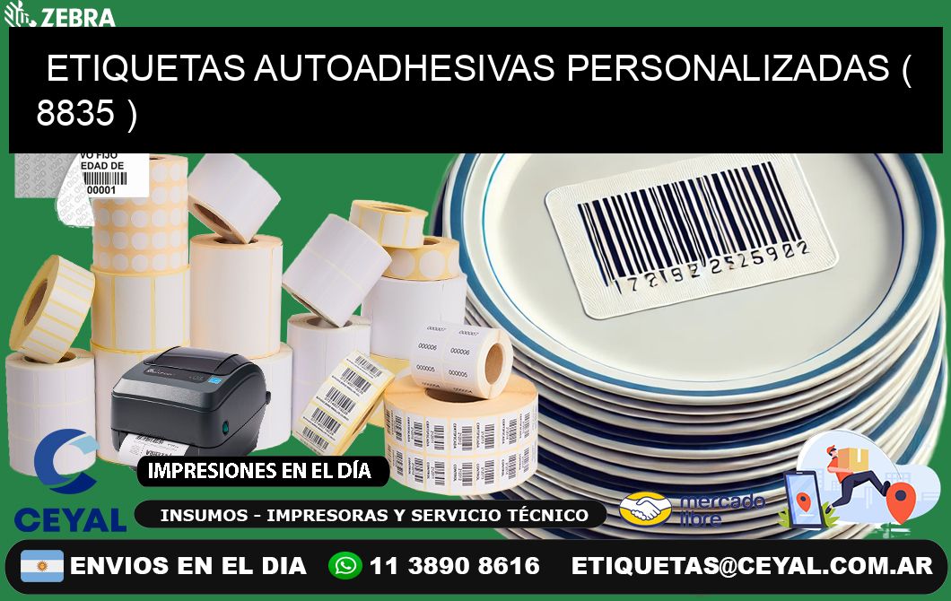 ETIQUETAS AUTOADHESIVAS PERSONALIZADAS ( 8835 )