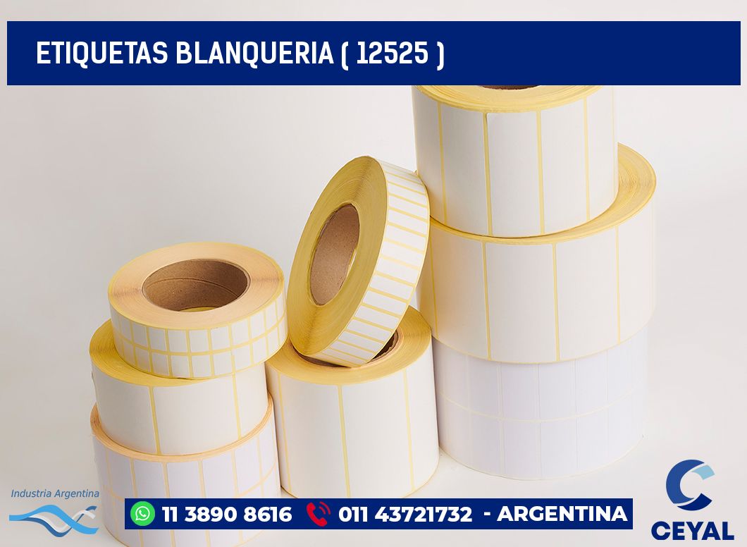 ETIQUETAS BLANQUERIA ( 12525 )