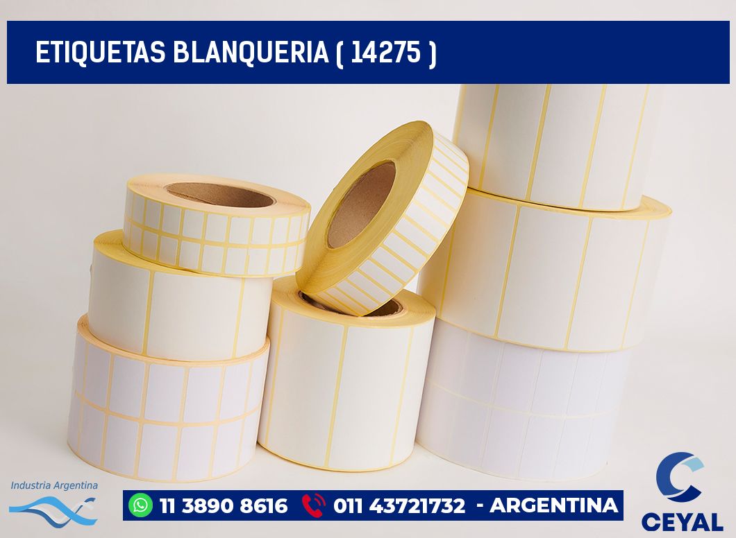 ETIQUETAS BLANQUERIA ( 14275 )