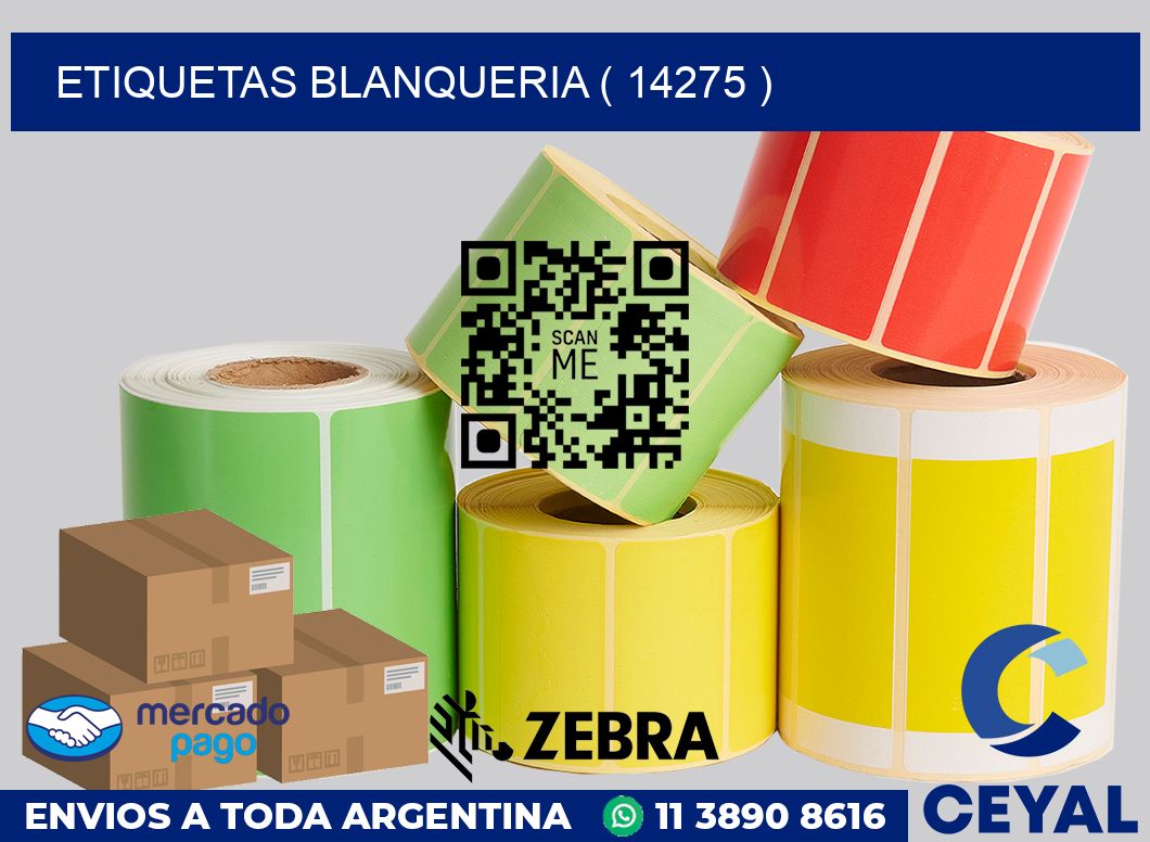 ETIQUETAS BLANQUERIA ( 14275 )