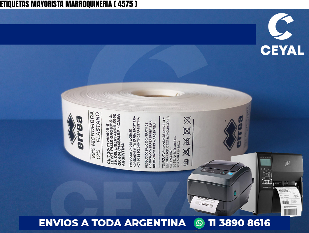 ETIQUETAS MAYORISTA MARROQUINERIA ( 4575 )