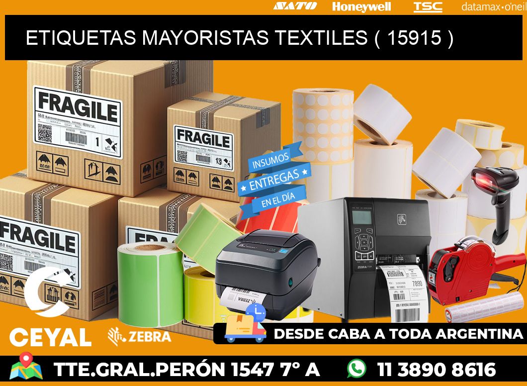 ETIQUETAS MAYORISTAS TEXTILES ( 15915 )