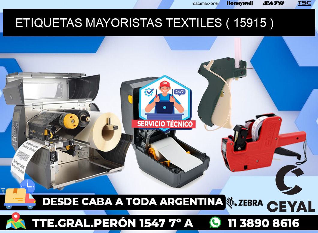 ETIQUETAS MAYORISTAS TEXTILES ( 15915 )