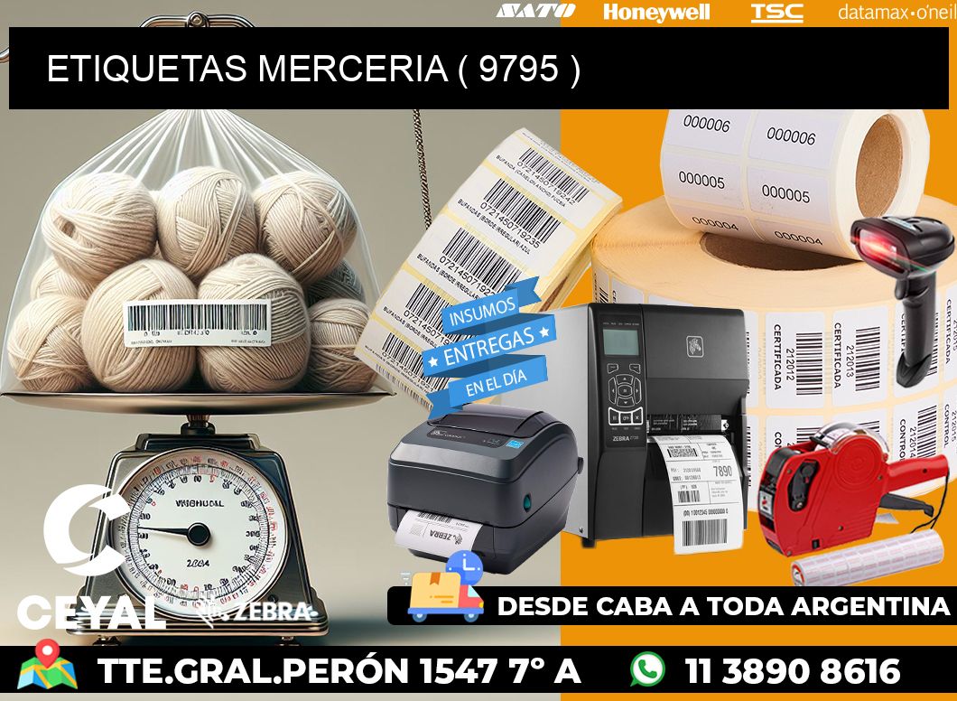 ETIQUETAS MERCERIA ( 9795 )