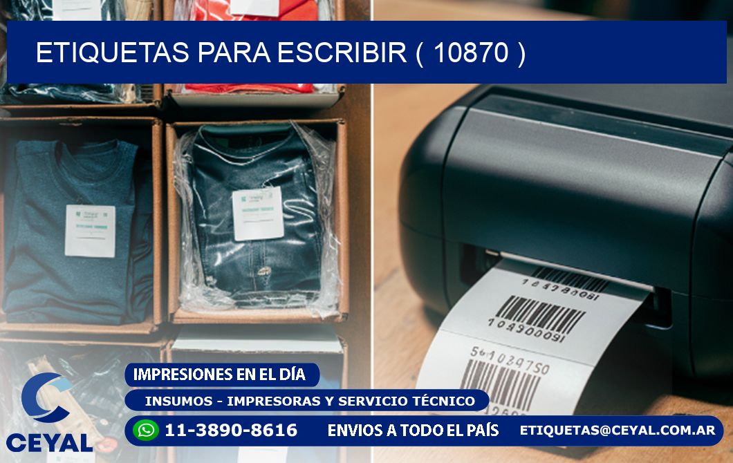 ETIQUETAS PARA ESCRIBIR ( 10870 )