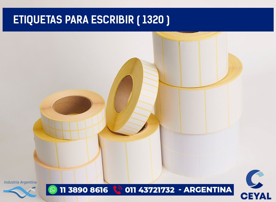 ETIQUETAS PARA ESCRIBIR ( 1320 )