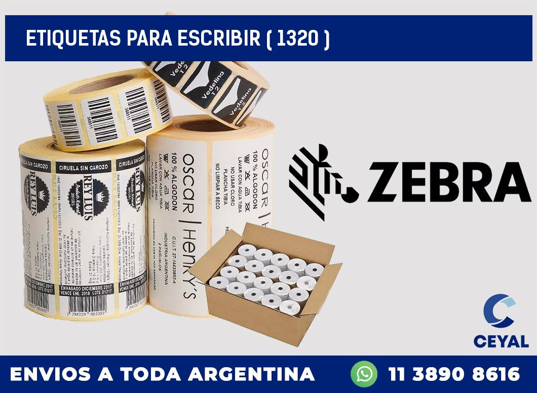 ETIQUETAS PARA ESCRIBIR ( 1320 )