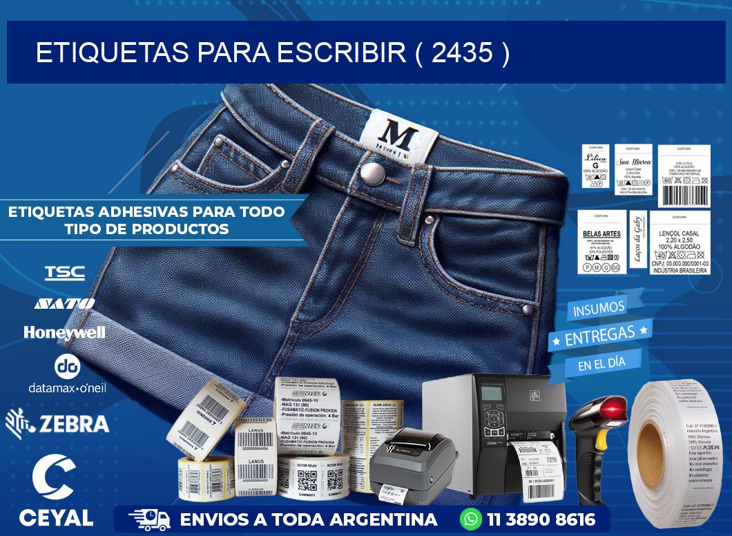 ETIQUETAS PARA ESCRIBIR ( 2435 )