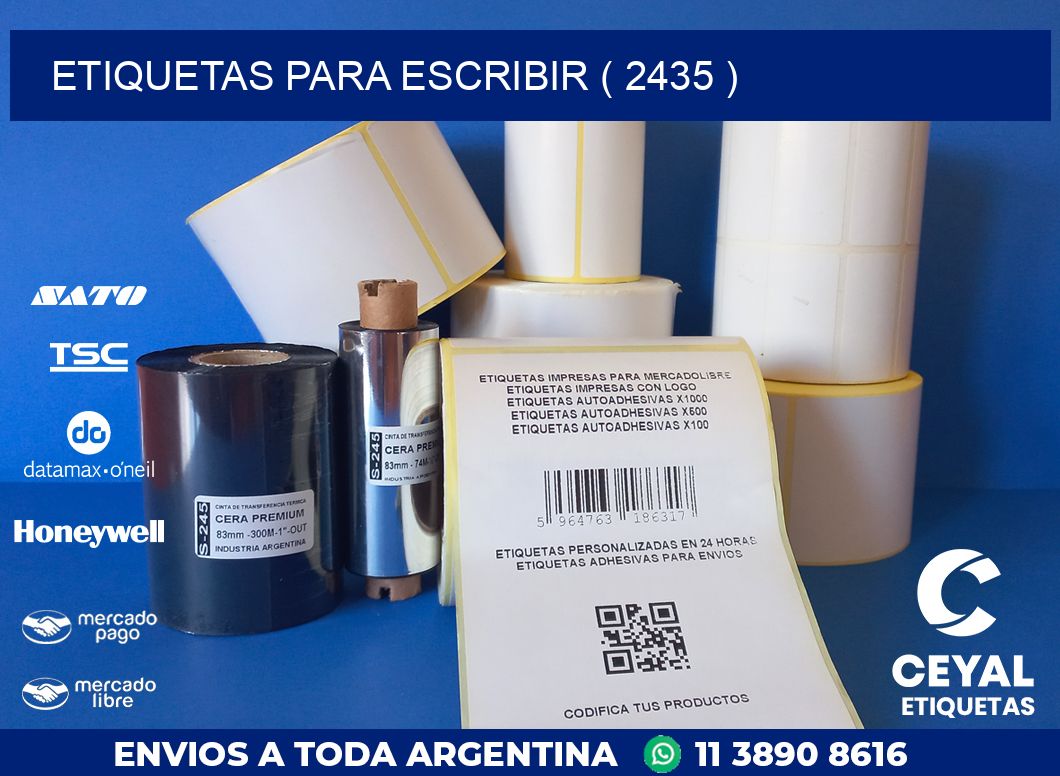 ETIQUETAS PARA ESCRIBIR ( 2435 )